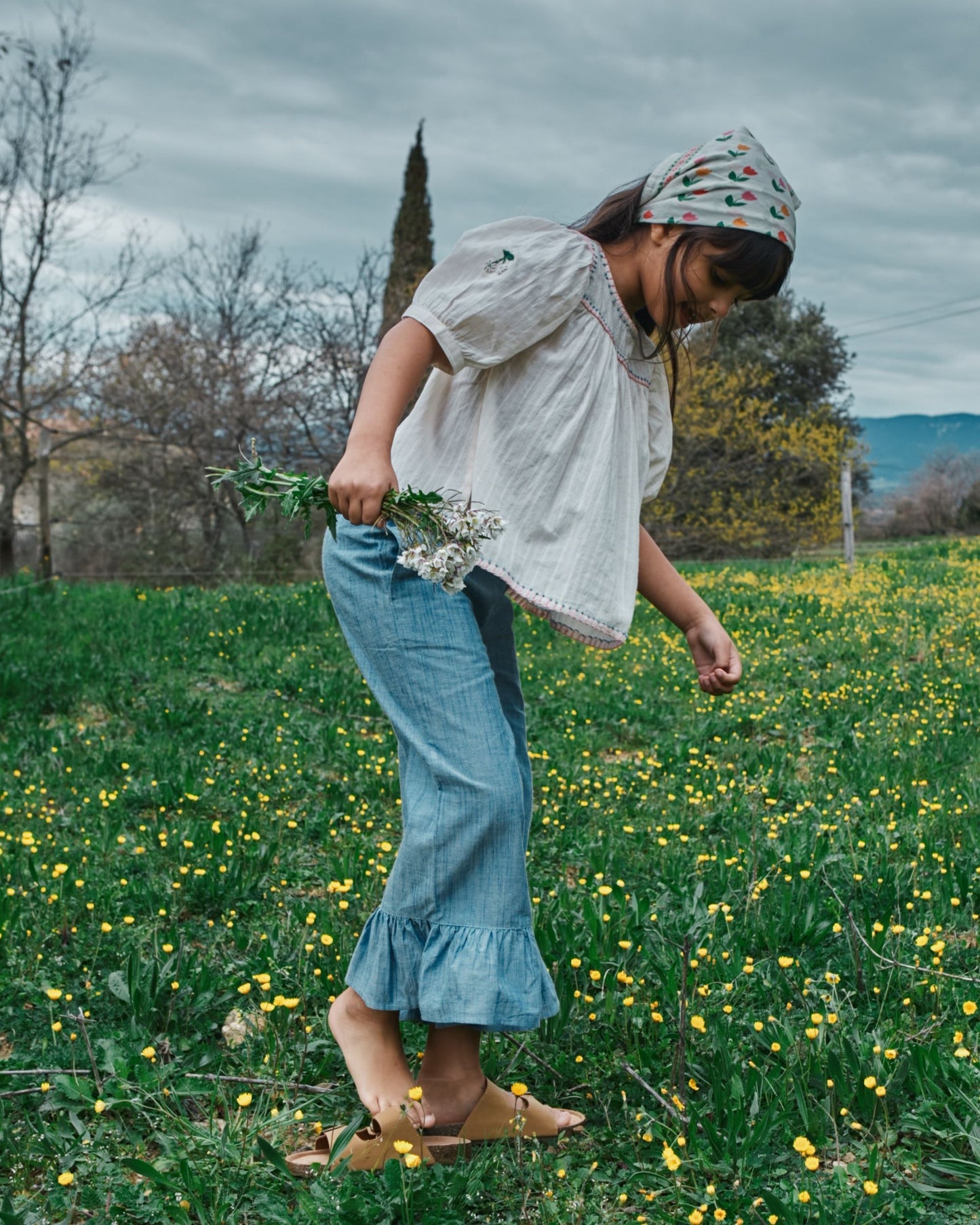 Blouse - Brodé crème