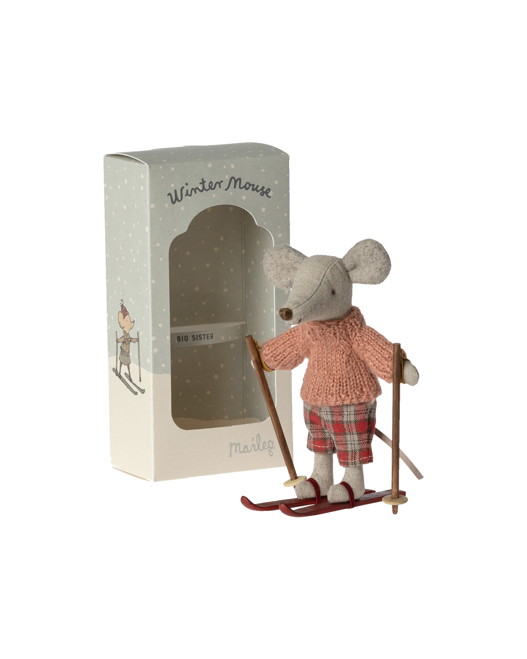 Souris en hiver grande soeur - Maileg