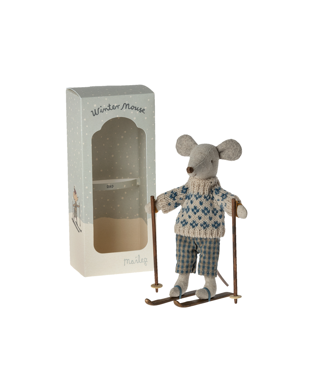 SOURIS EN HIVER PAPA - MAILEG