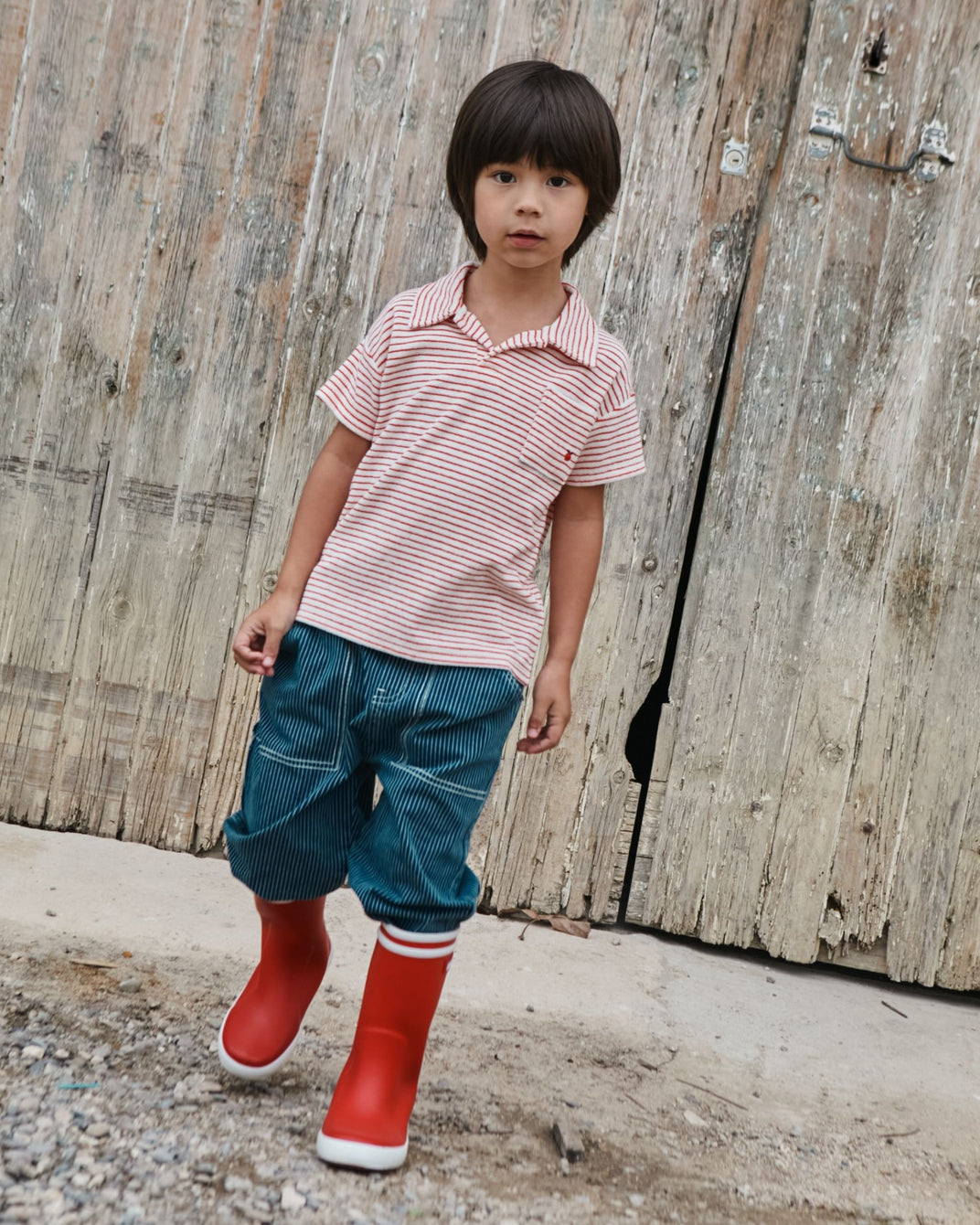Pantalon - Rayures denim
