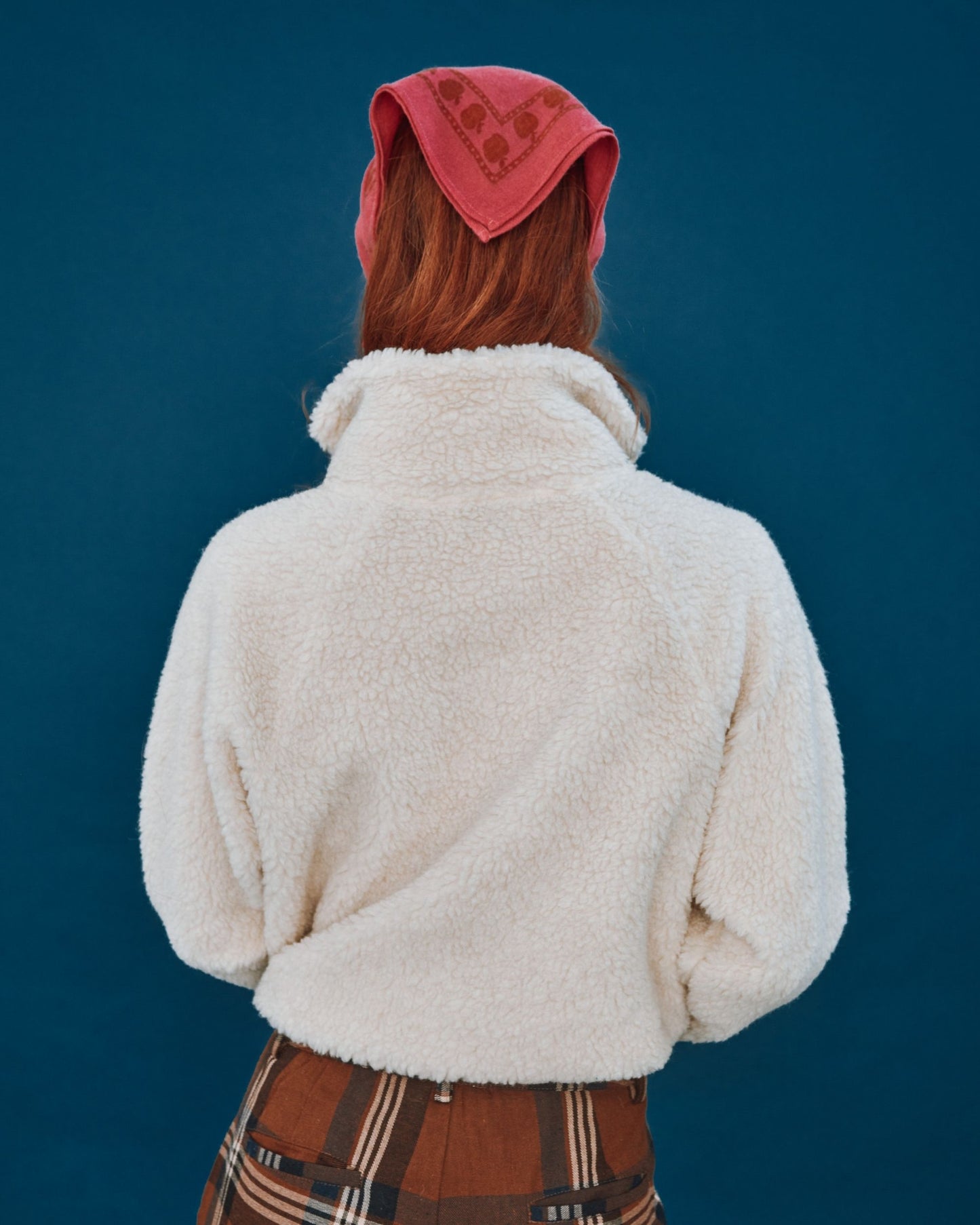 ecru fleece sweatshirt