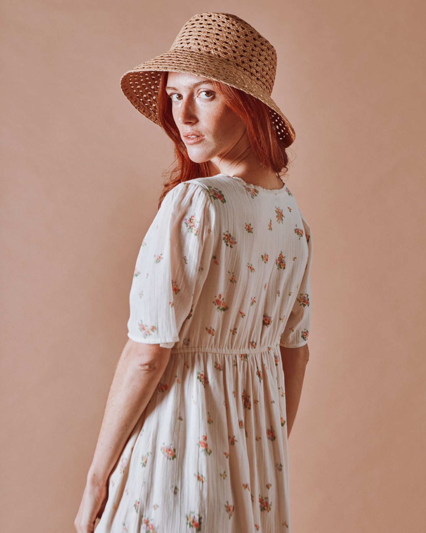 Robe longue - Fleuri althea