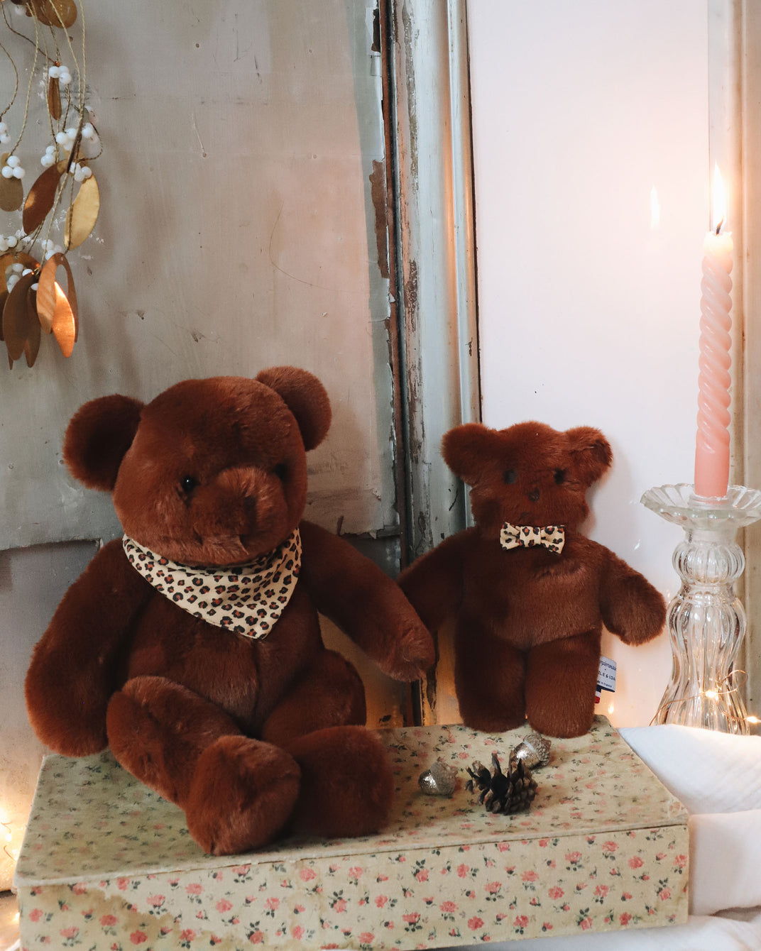 Peluche ourson roux PAMPLEMOUSSE x EMILE ET IDA