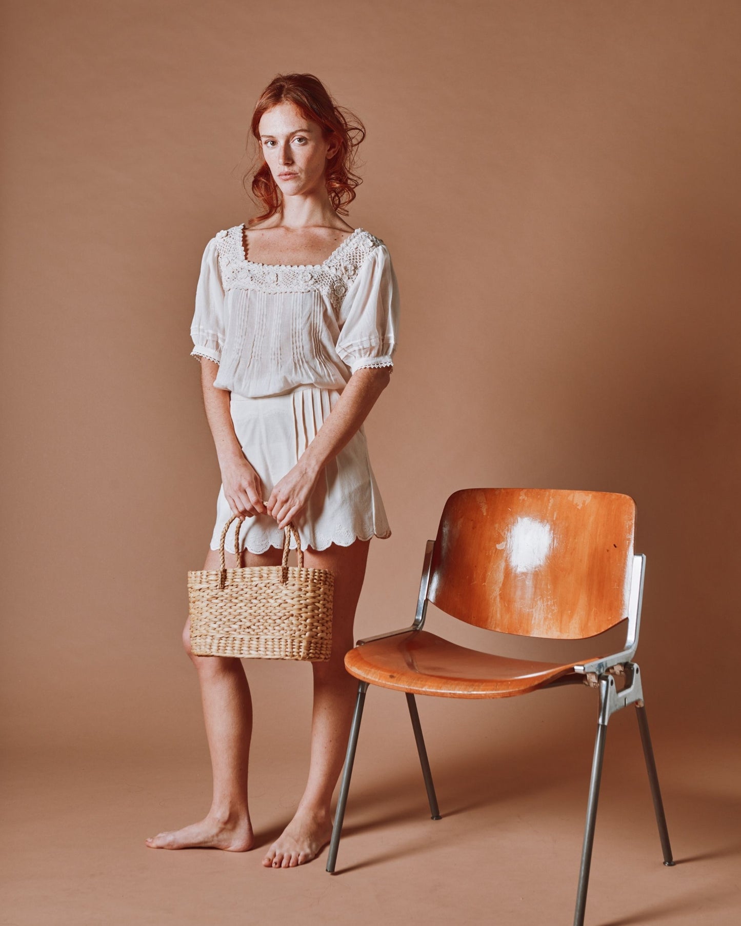 Blouse - Crochet crème