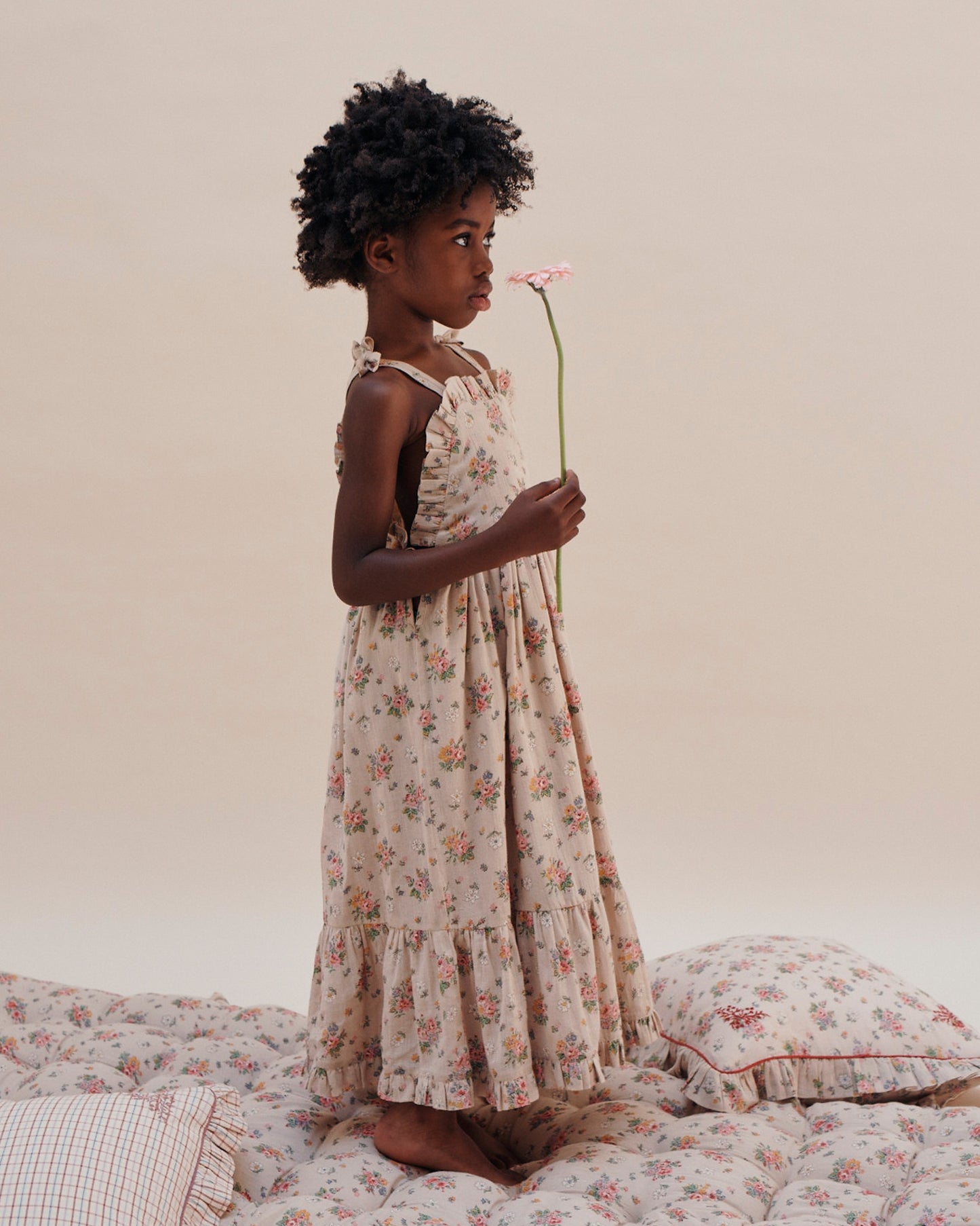 Vintage floral long dress