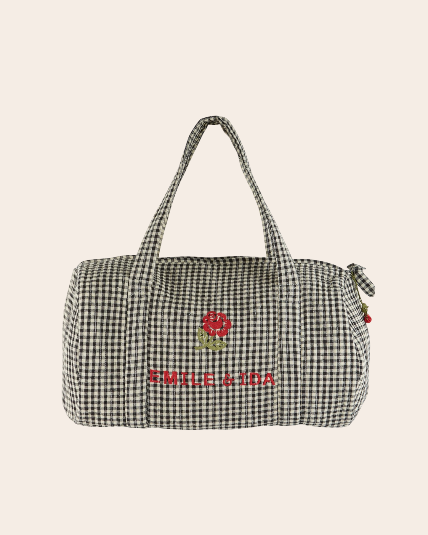 Sac week-end - Vichy noir