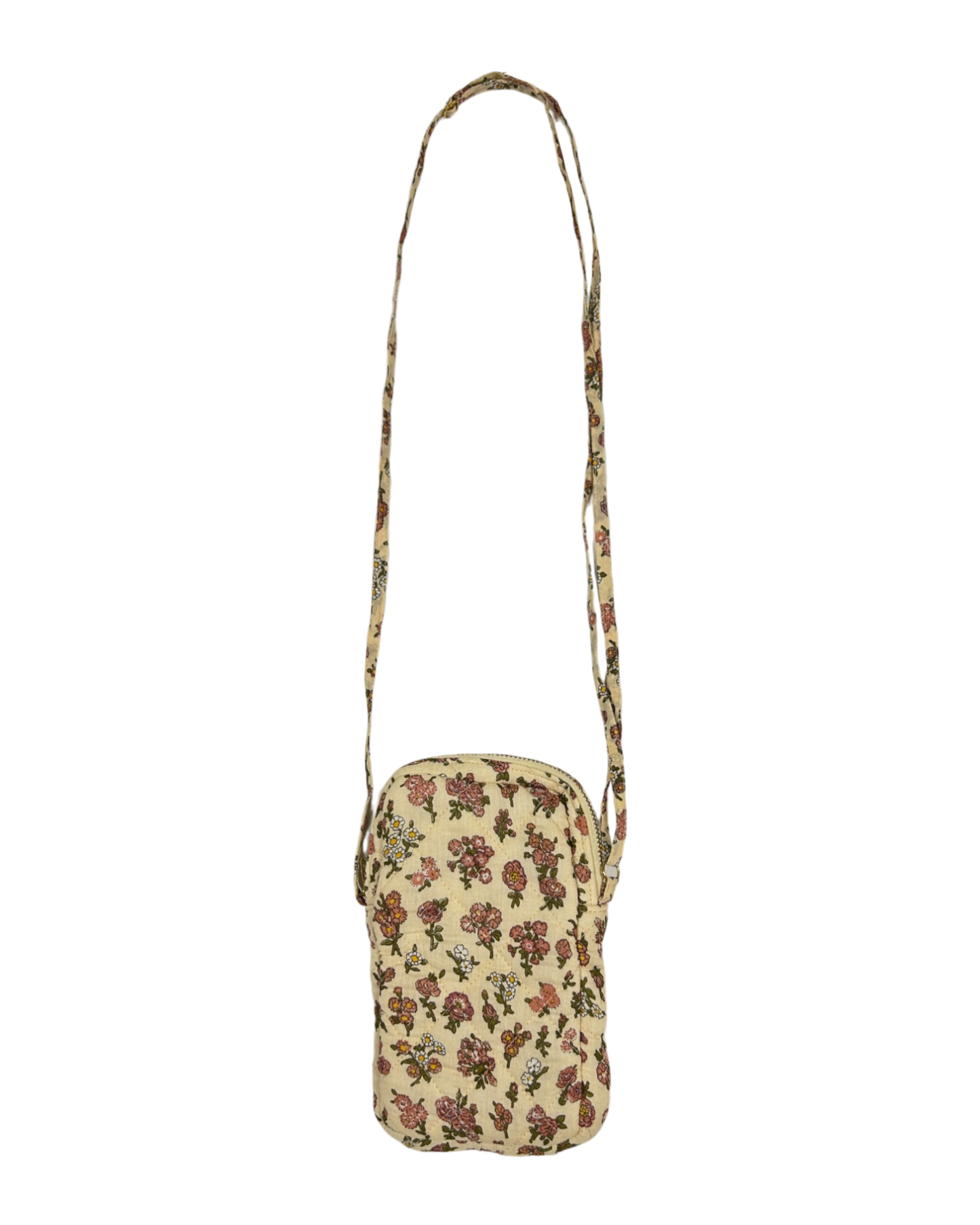 Pochette téléphone champêtre rose