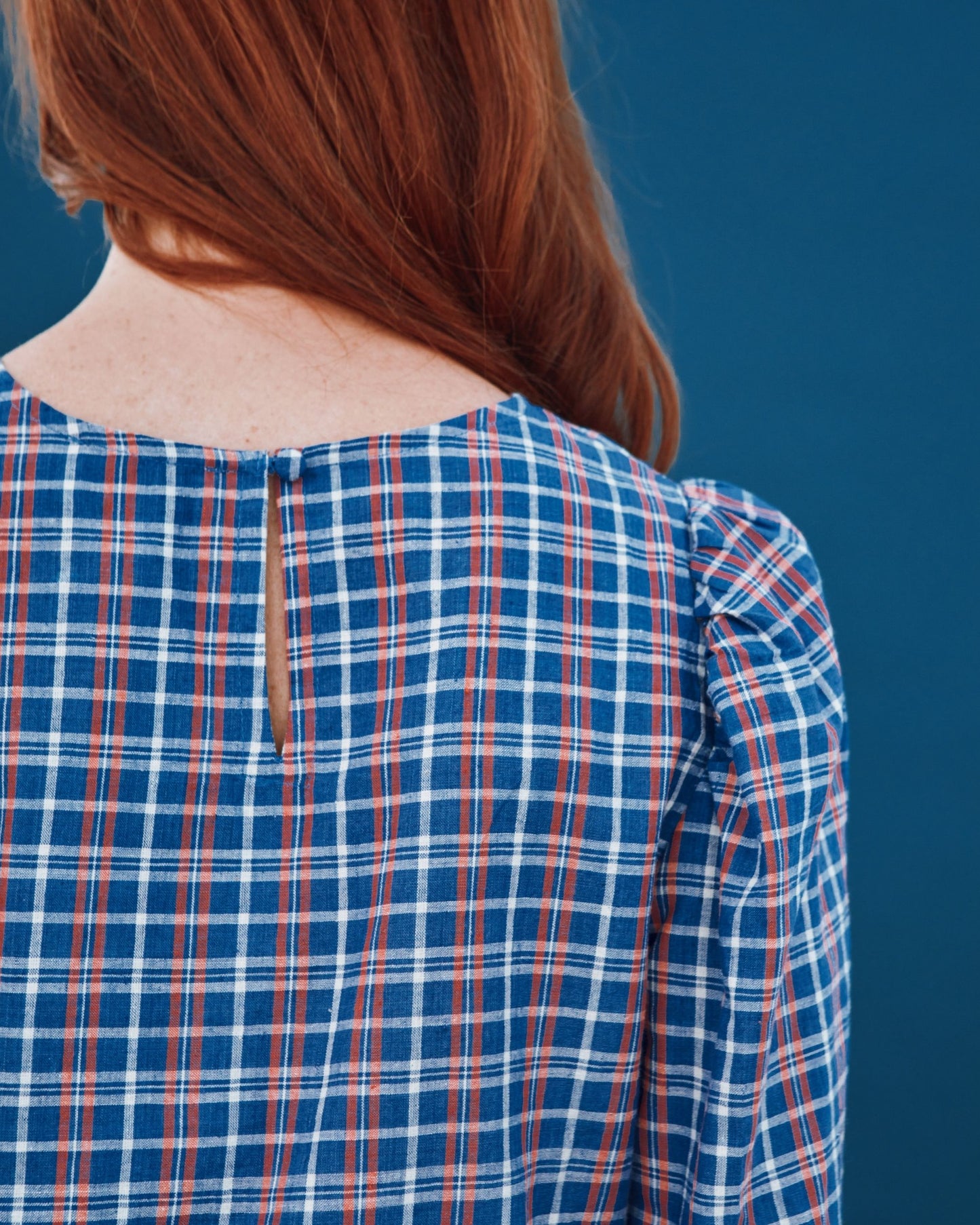 Khadi Brooklyn check blouse