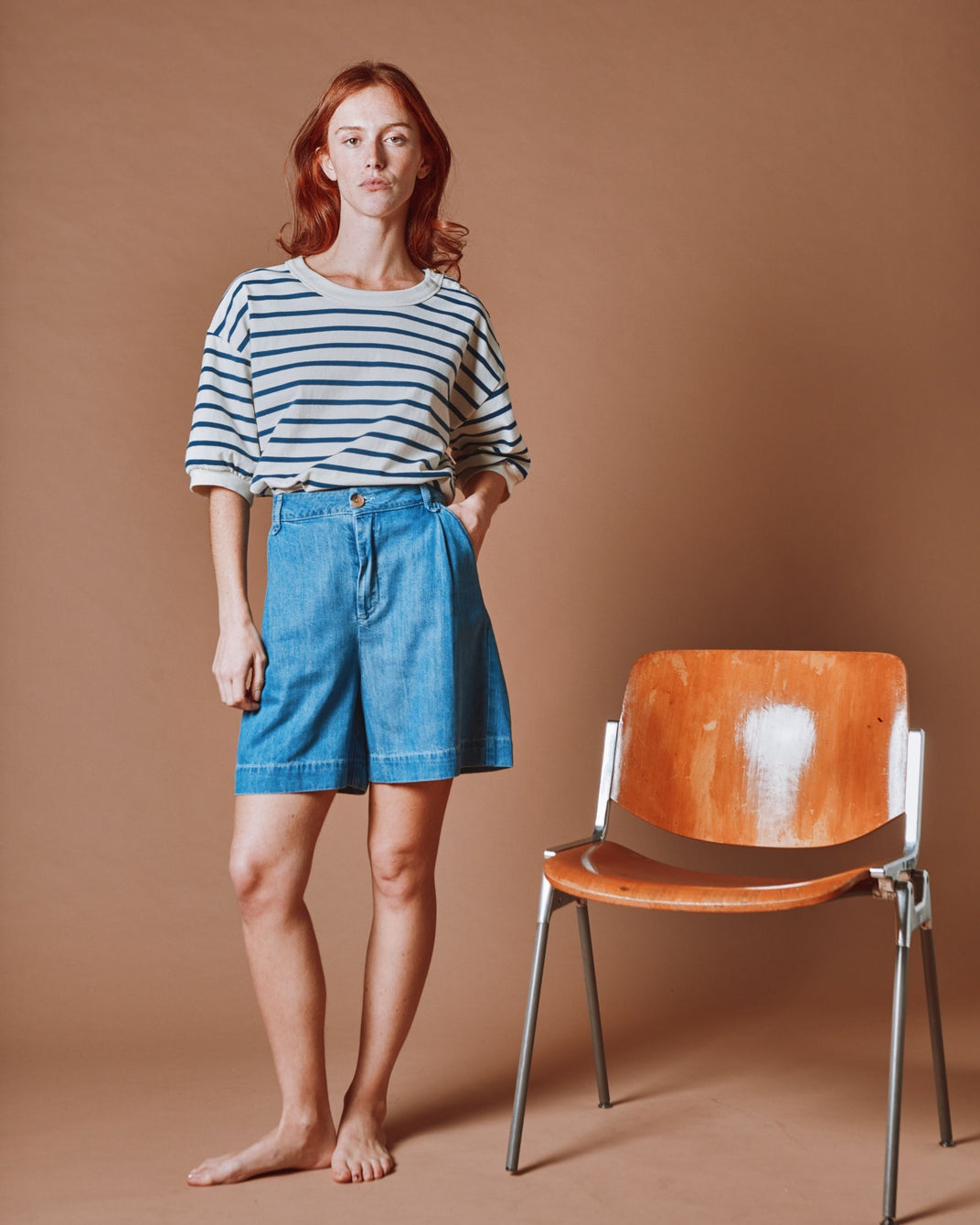 Sweat - Marinière marine