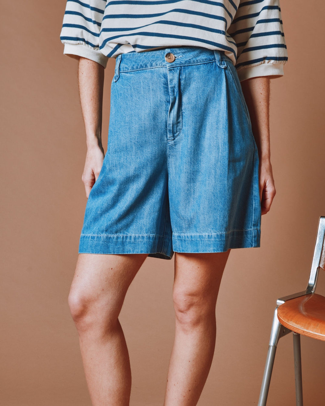 Bermuda - Denim bleach