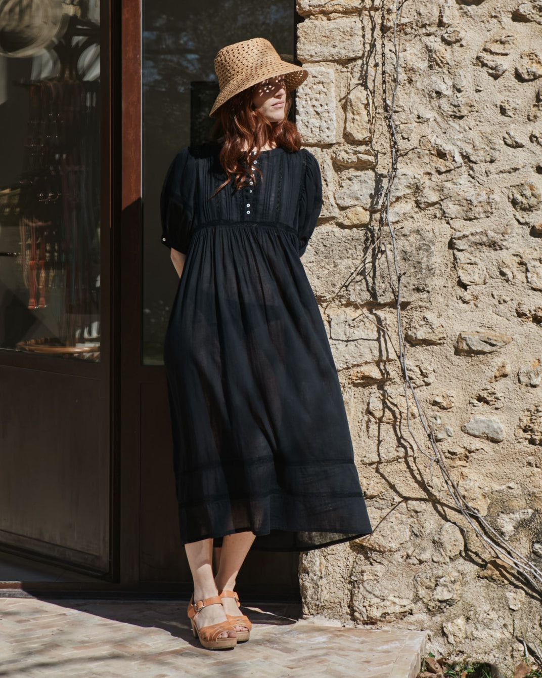 Robe longue - Dentelle noir