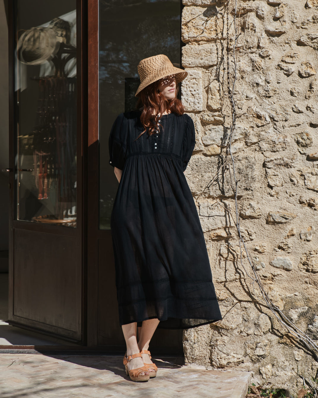 Robe longue - Dentelle noir