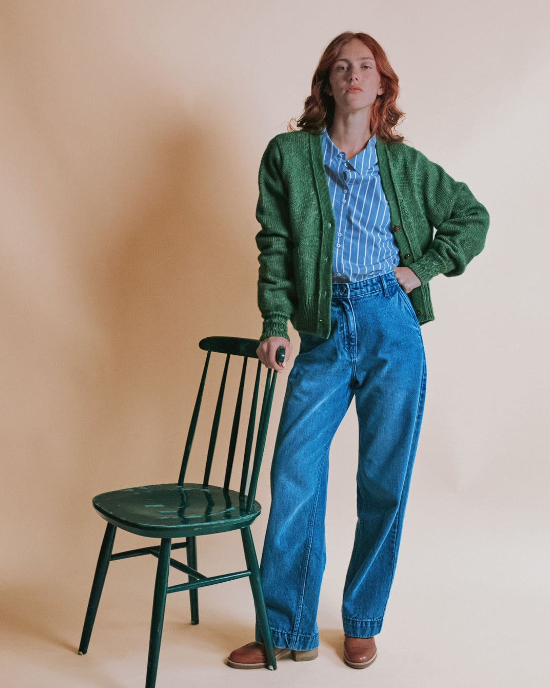 Cardigan - Ultra doux vert