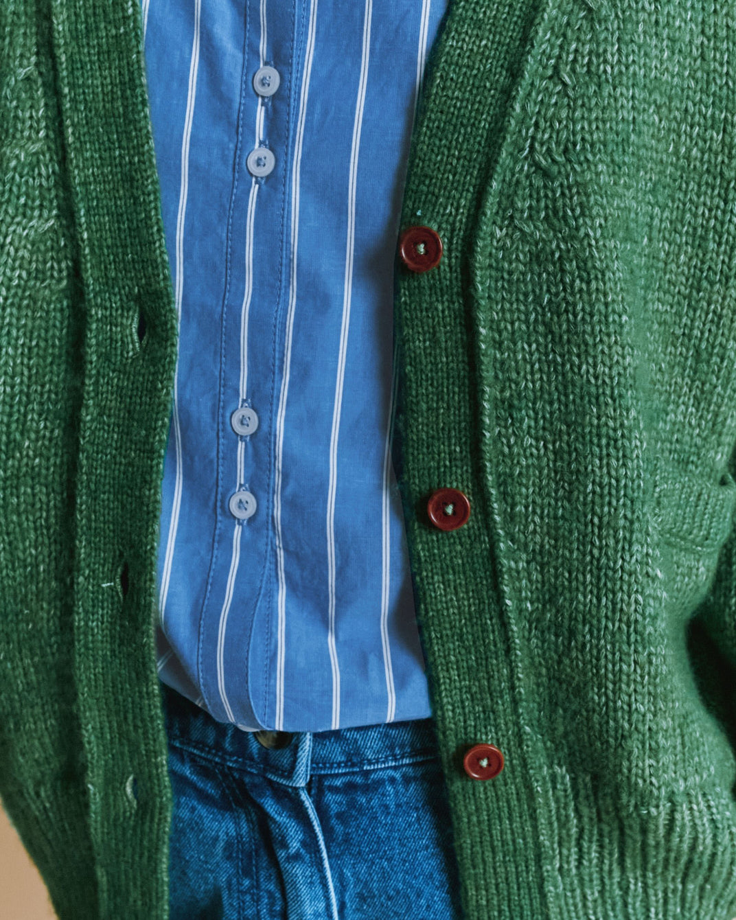 Cardigan - Ultra doux vert