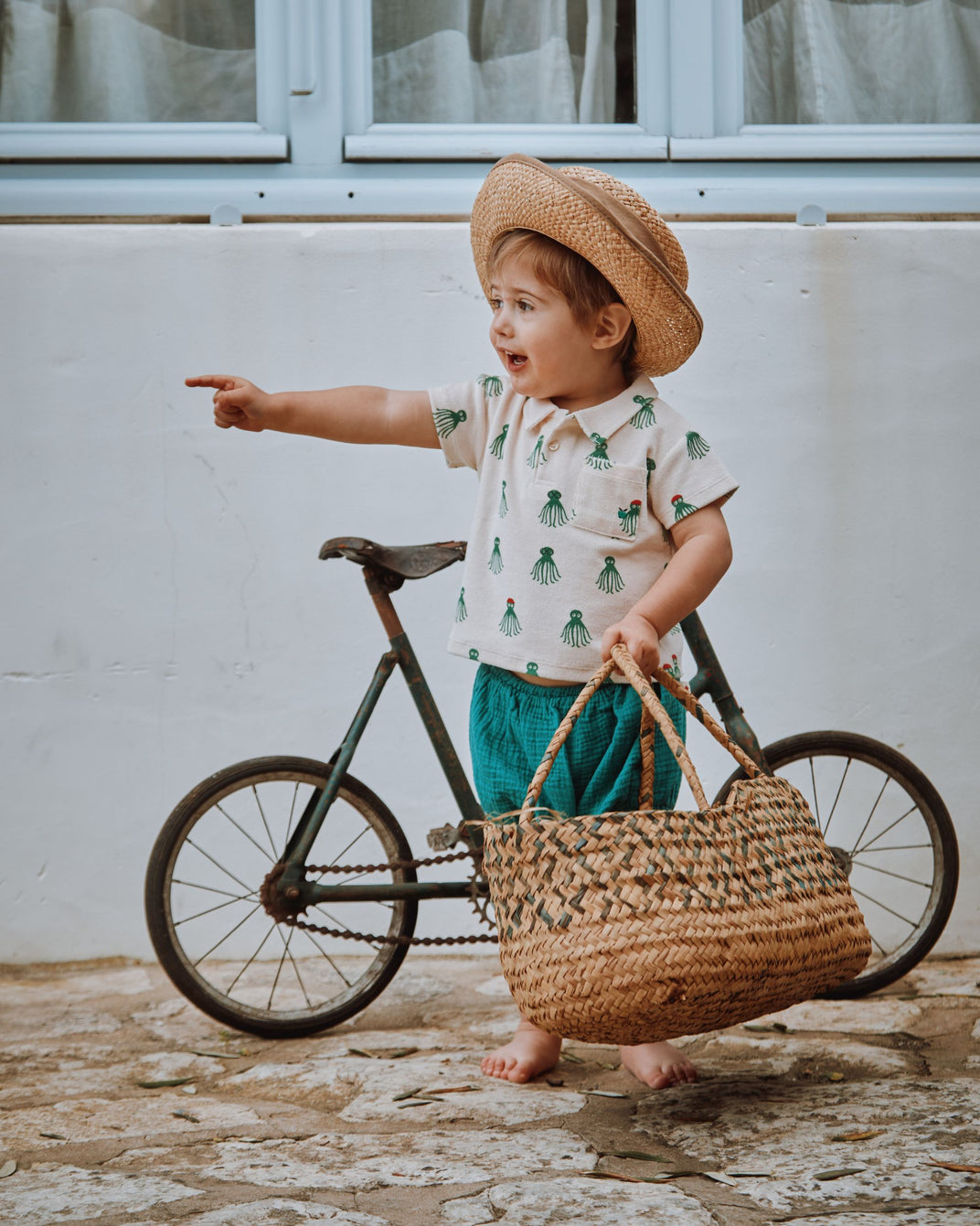 Polo éponge octopus vert