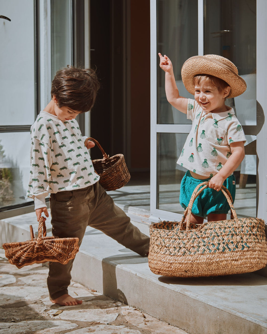 Sweat éponge side car vert