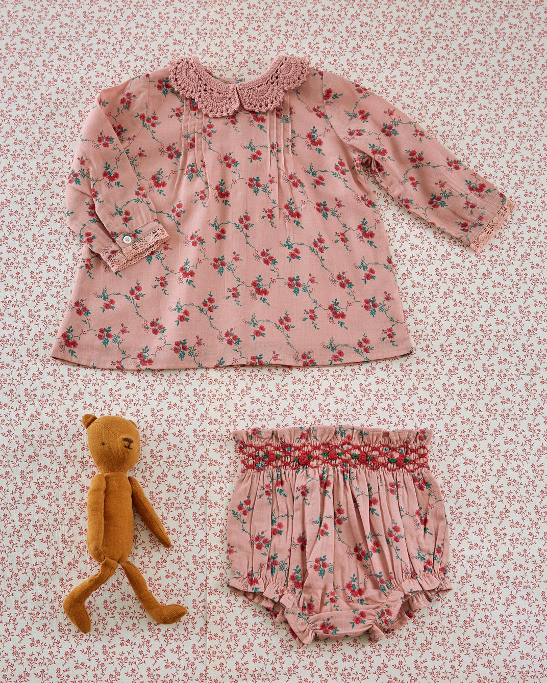 aster crochet collar dress