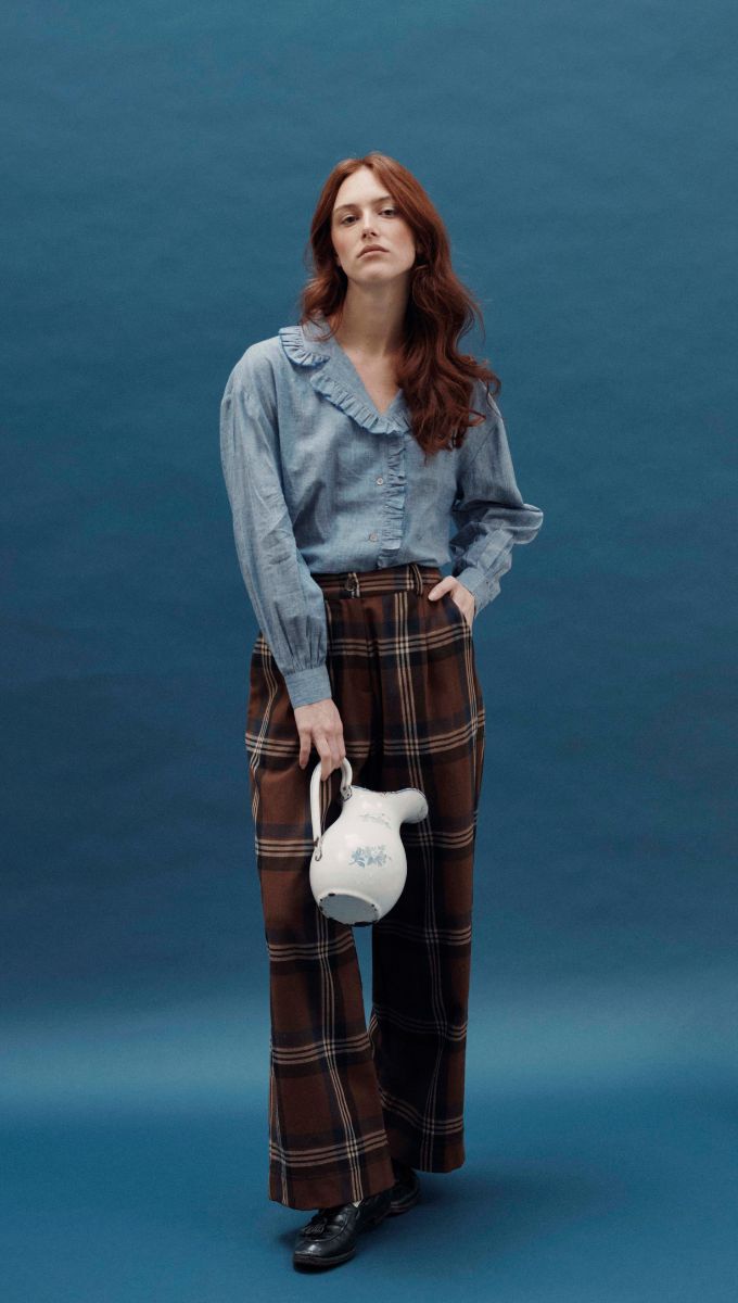 Blouse chambray