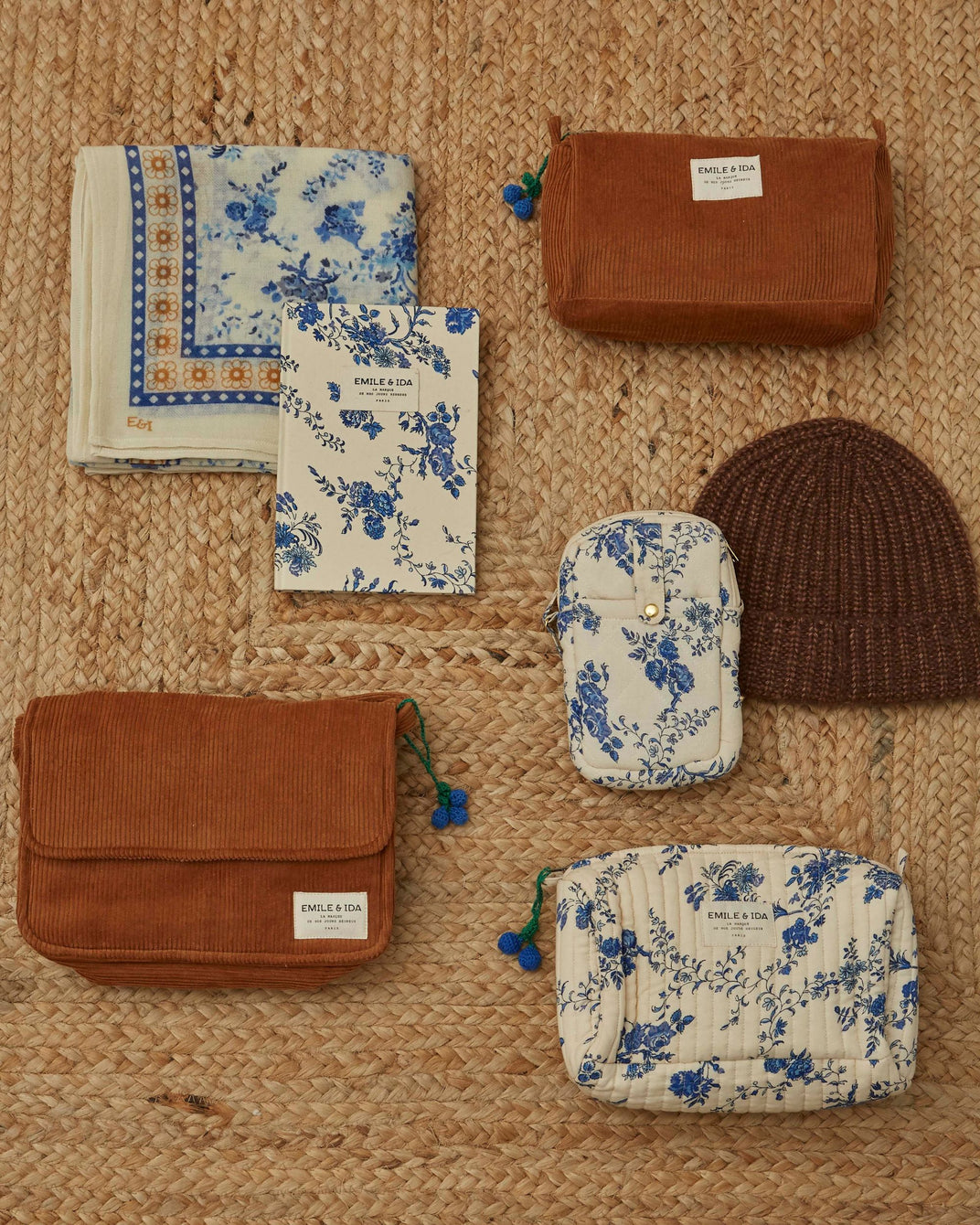 Sac à main velours caramel