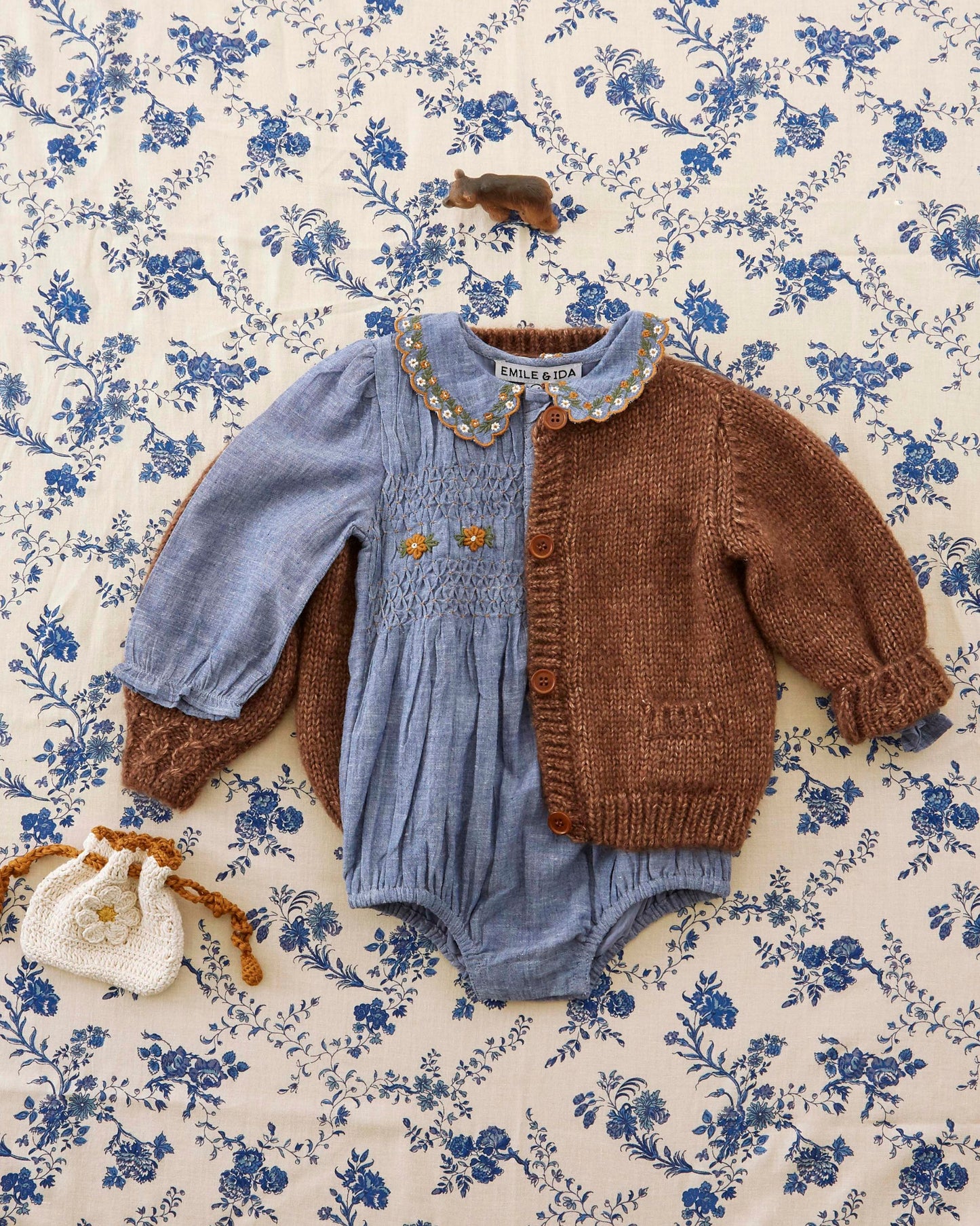 Cardigan ultra doux châtaigne