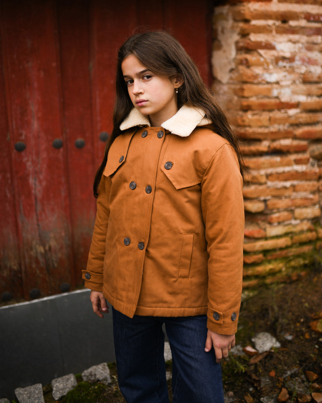 Parka chat caramel