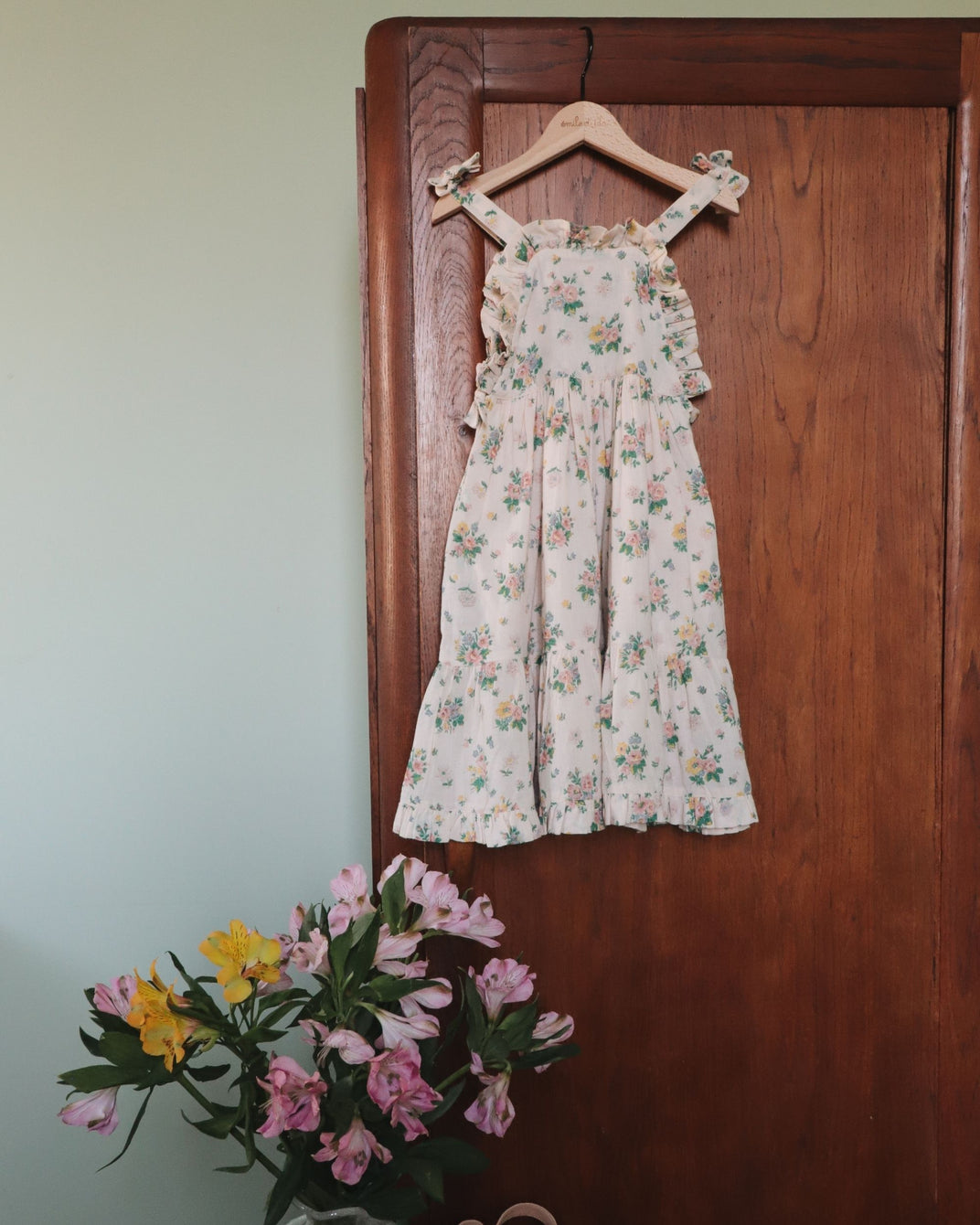 Robe longue - printemps rose