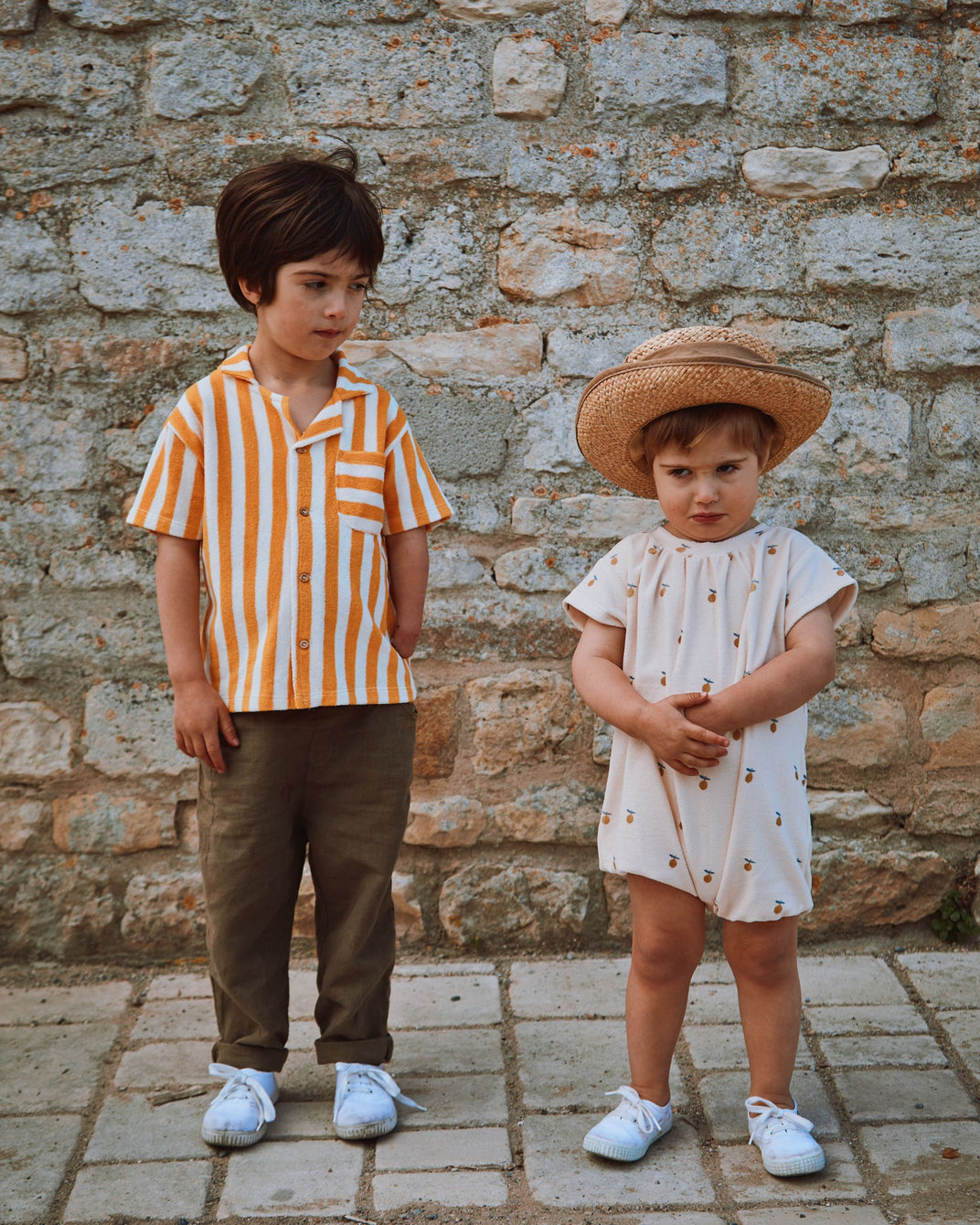 Chemise éponge rayure soleil