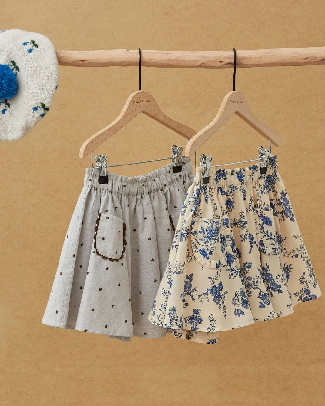 heart-shaped jacquard petticoat
