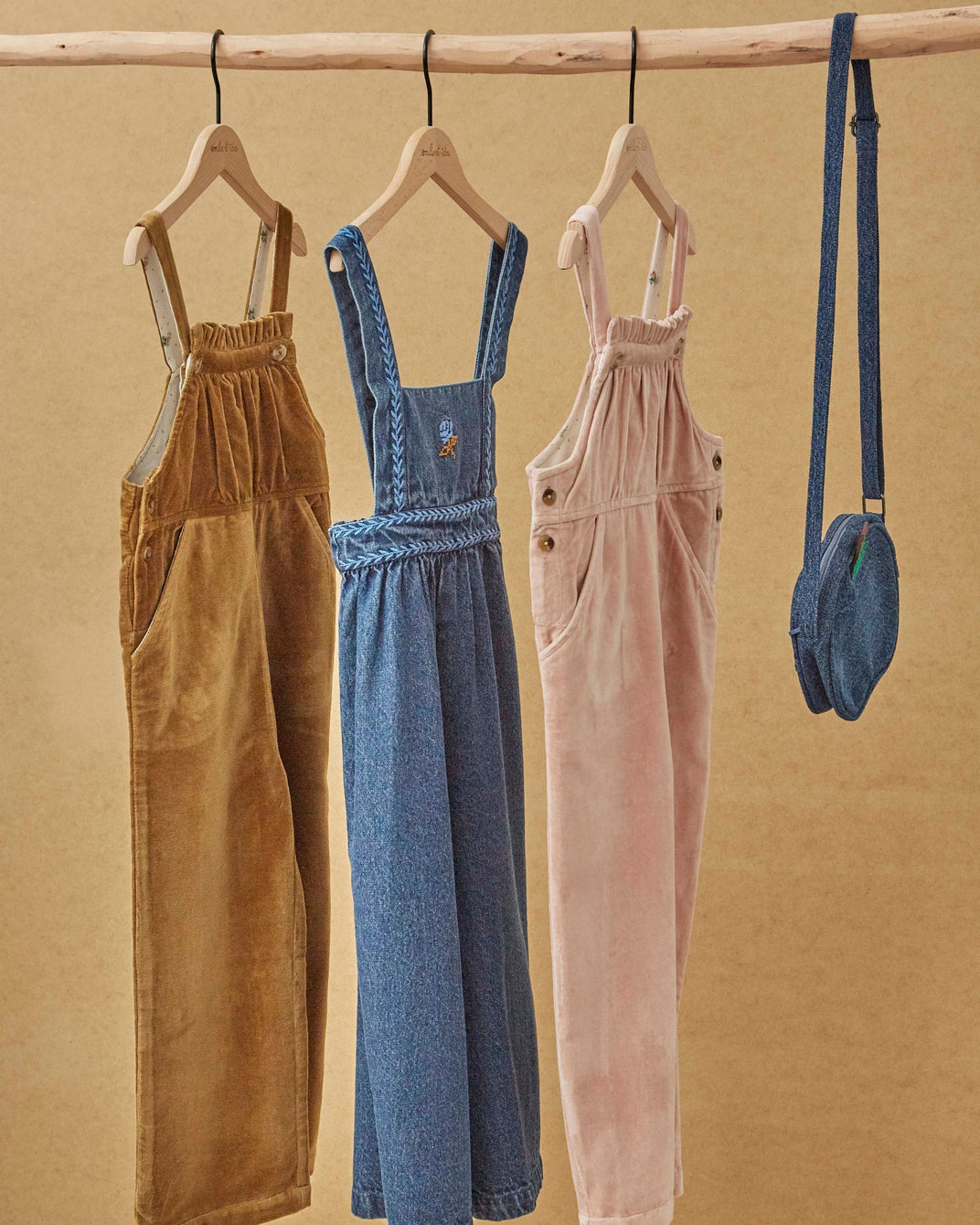 denim apple bag