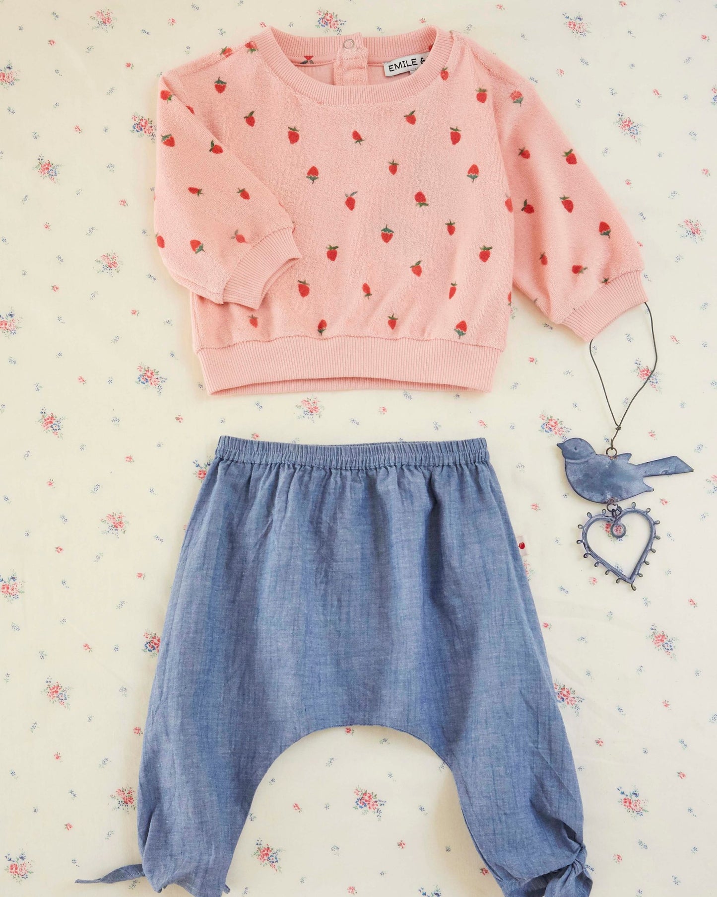 Sweat - Éponge fraises rose