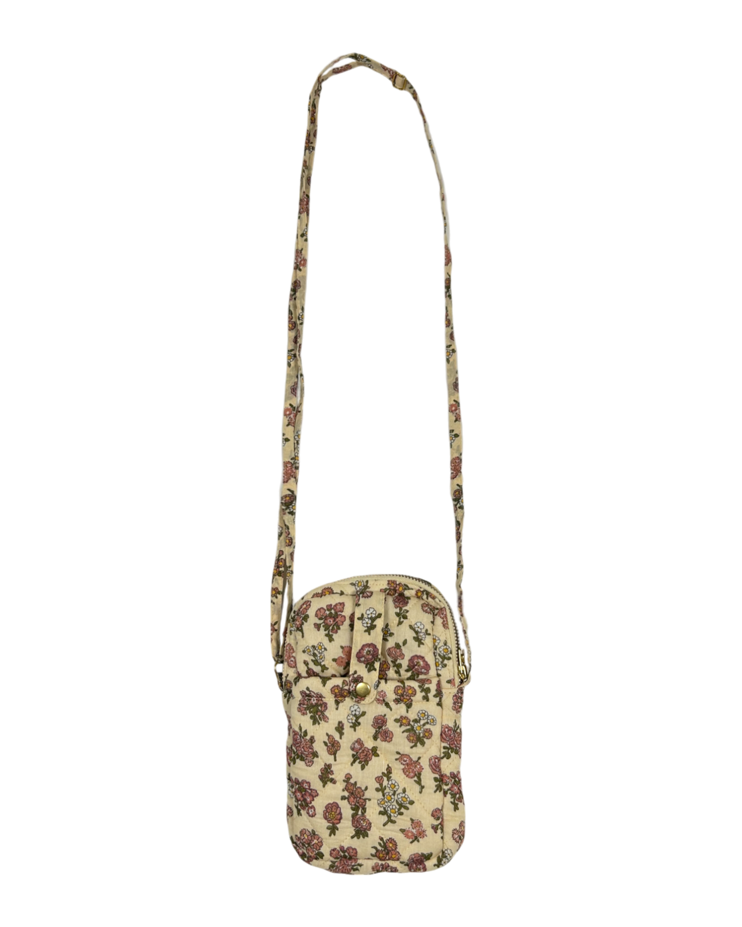 Pochette téléphone champêtre rose