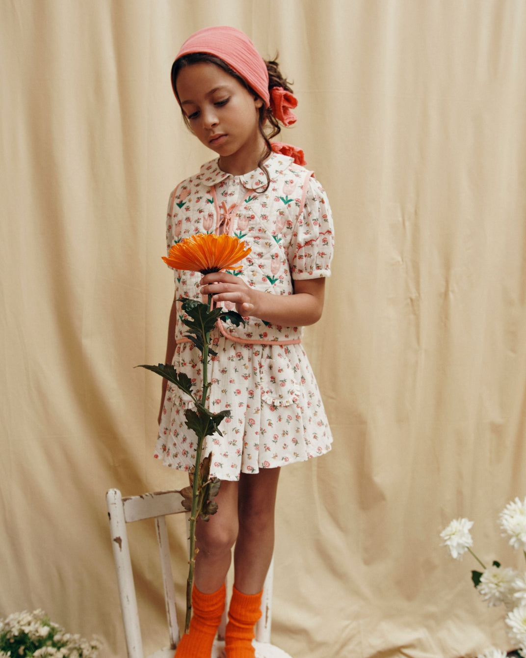 Floresco scalloped blouse