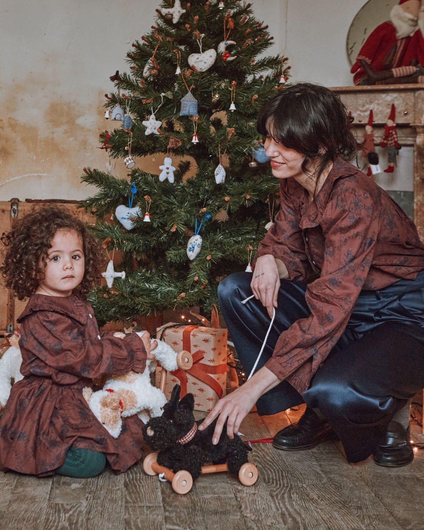 Mini-jupe orchid violine