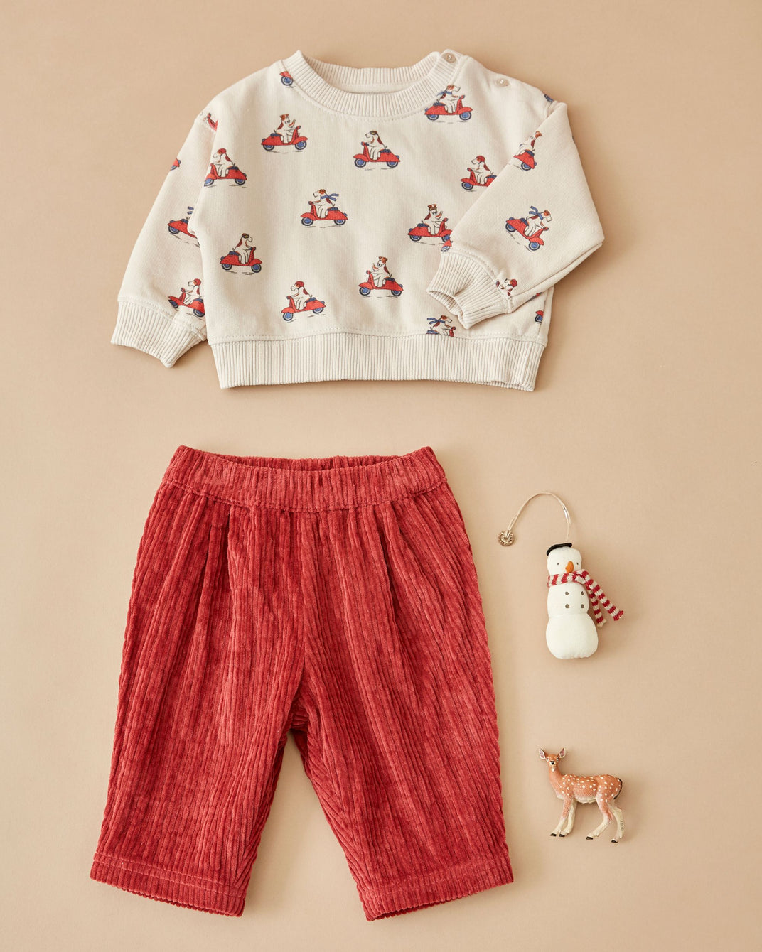 Sweat - Chien beige