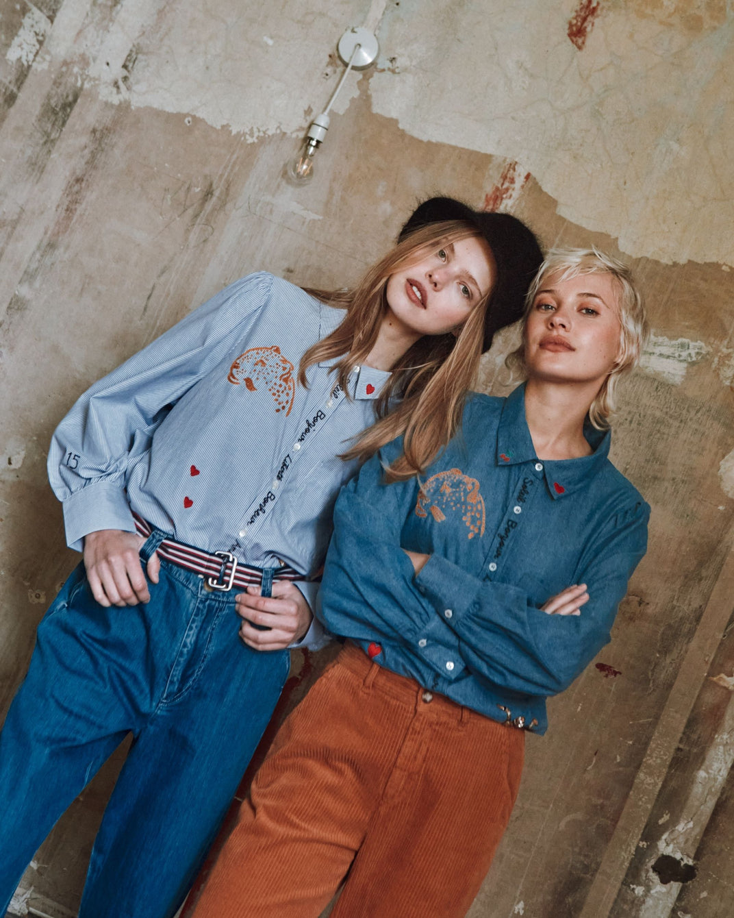 Chemise anniversaire 15 ans rayures bleues