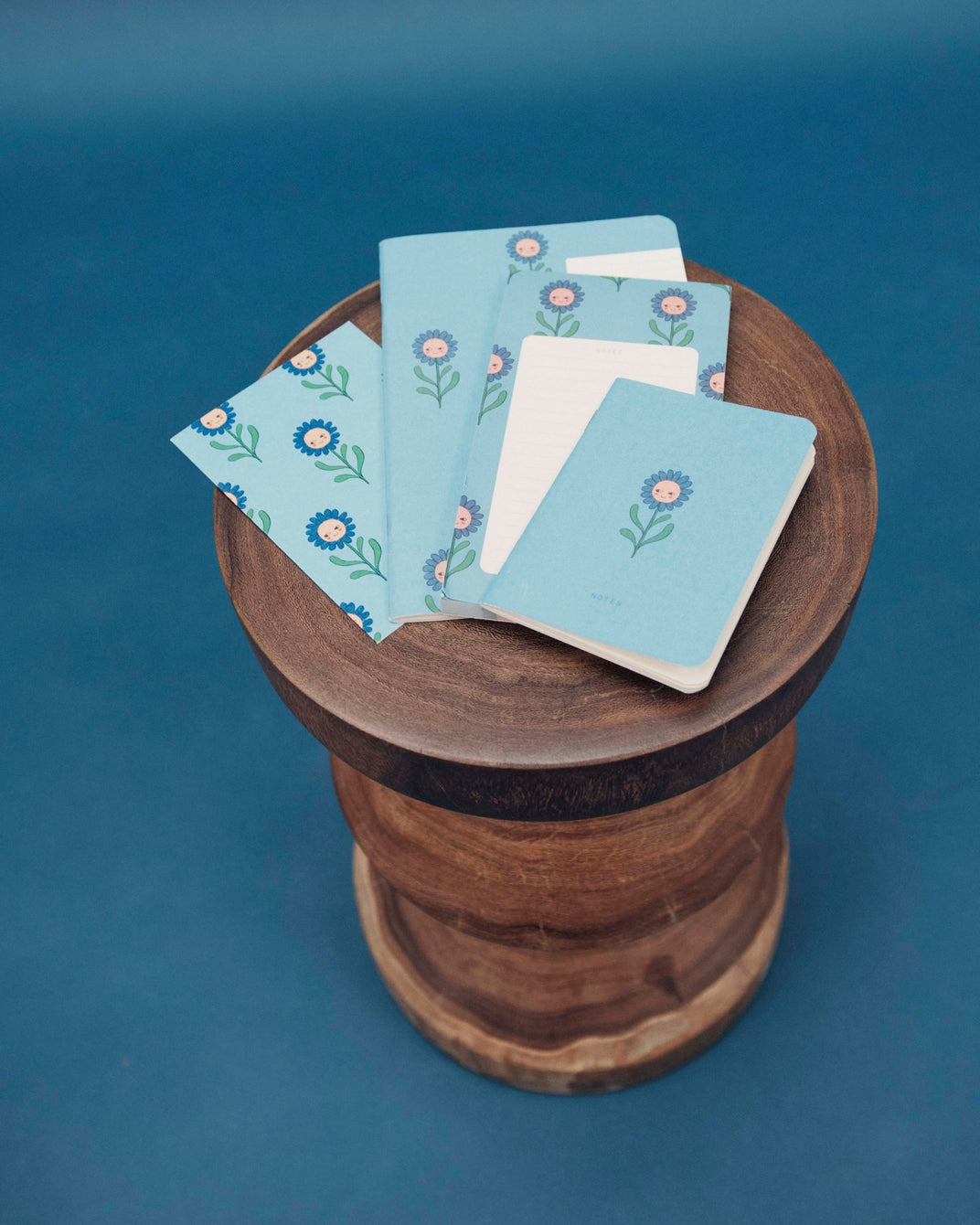 Bloc-notes Marguerite bleu