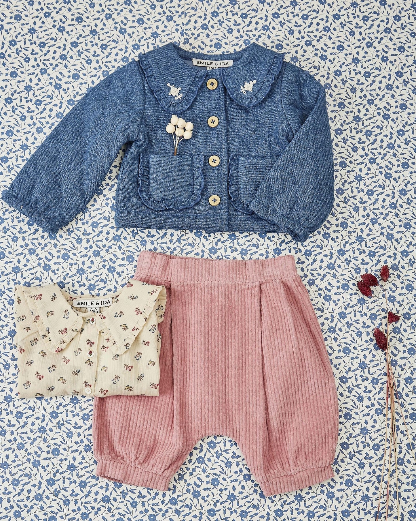 Blush velvet harem pants