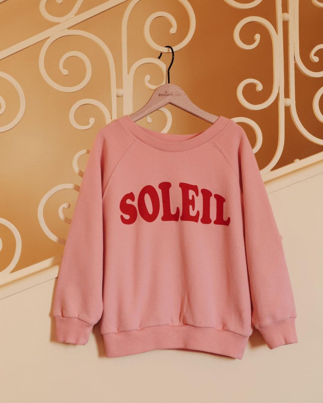 Organic cotton sun blossom sweatshirt