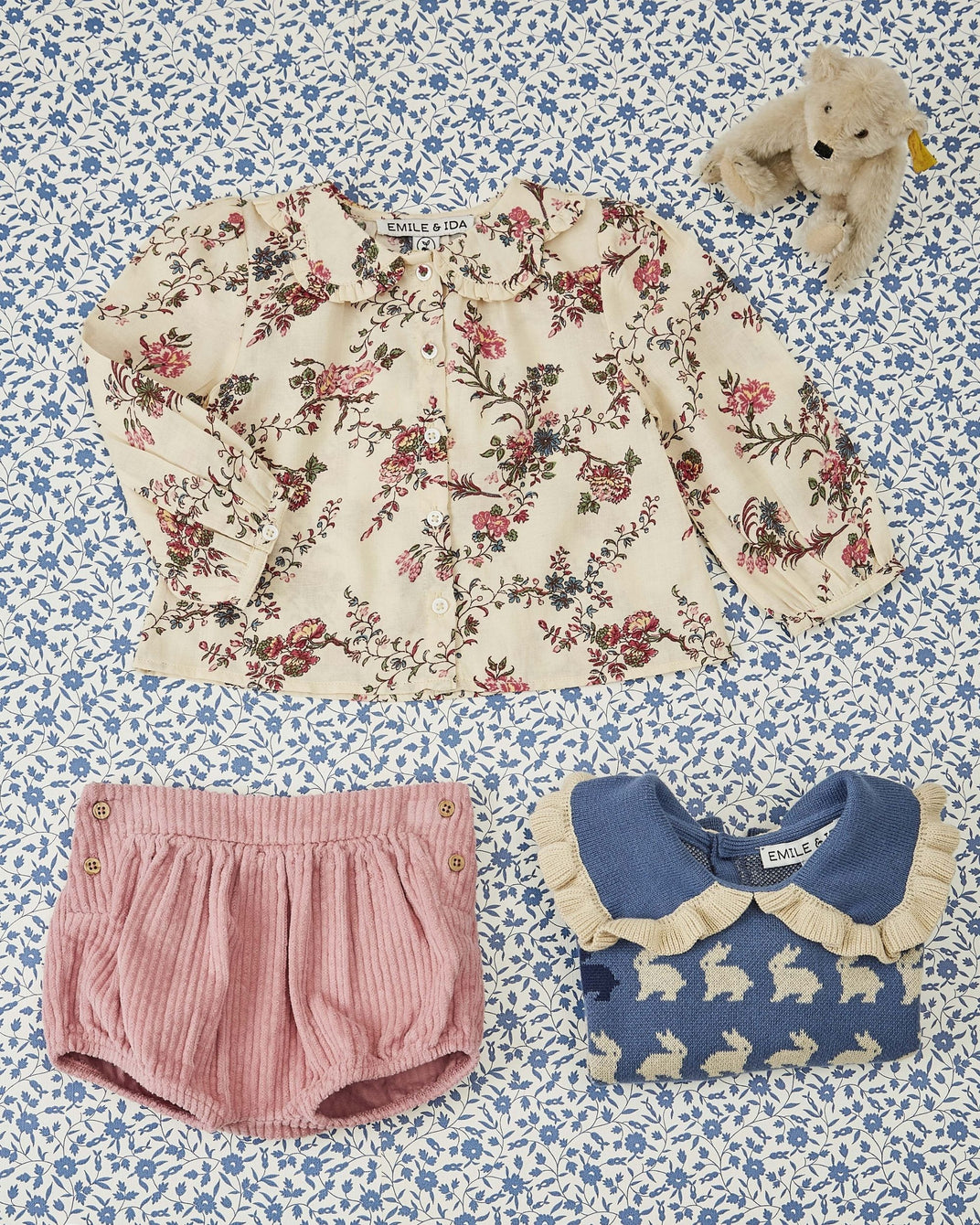 Blush velvet bloomers