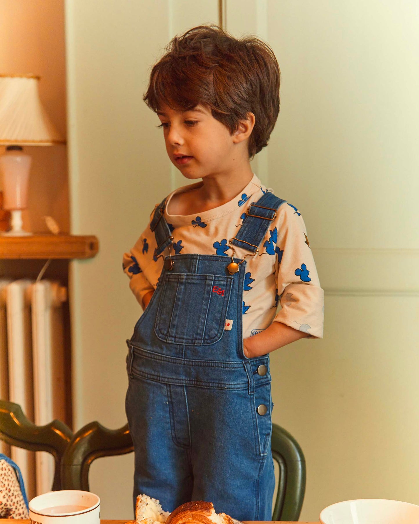 Salopette denim bleu