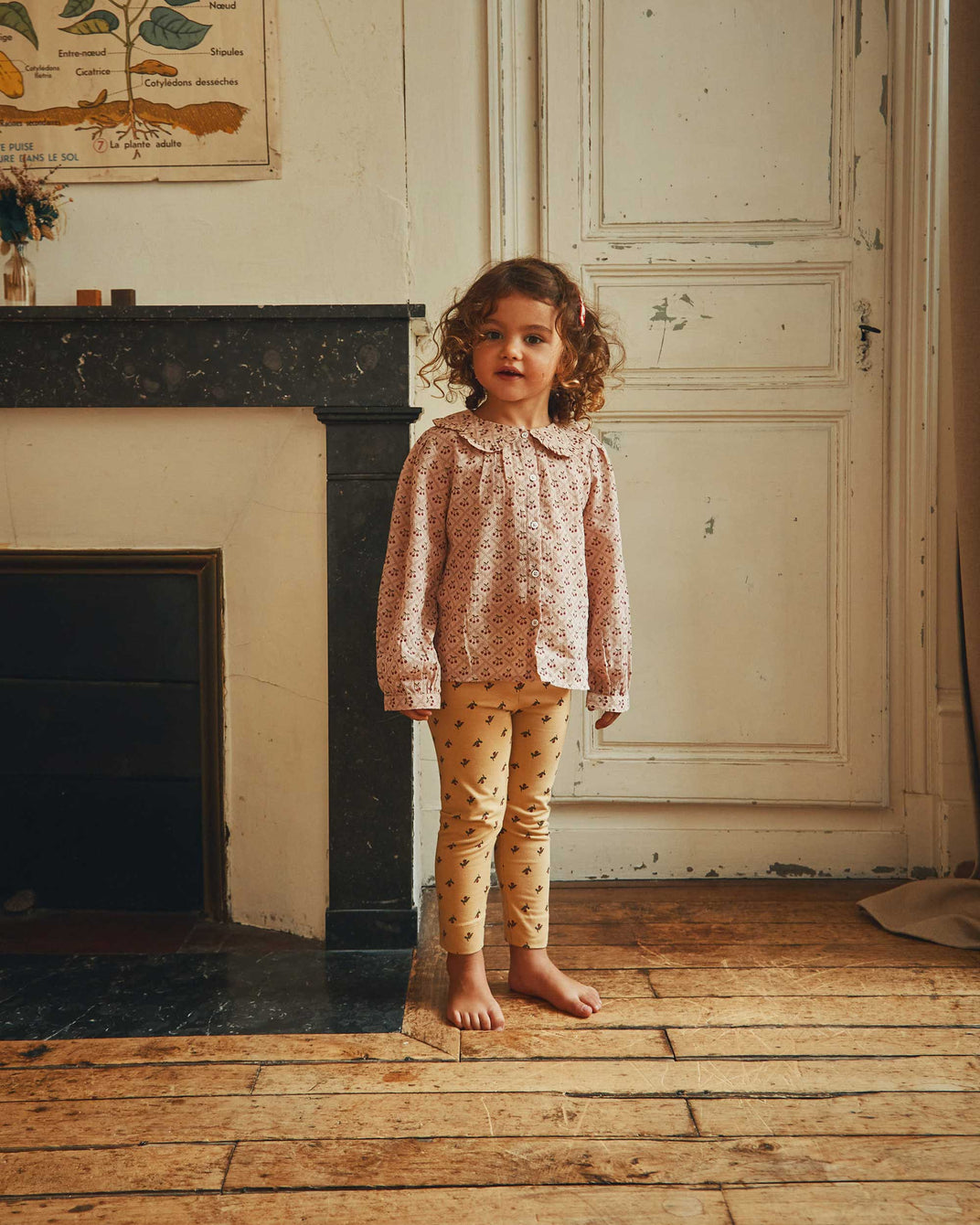 Legging jonquille coton bio biscotte