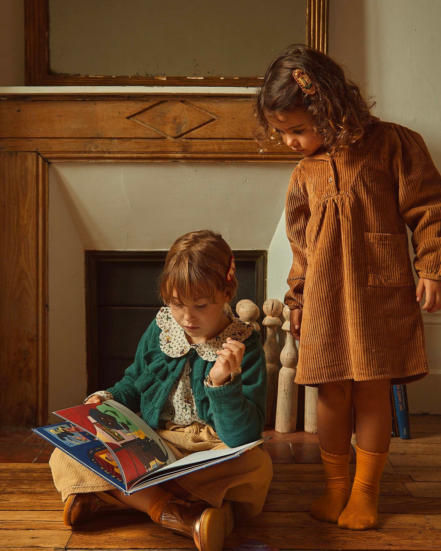 Robe velours macadamia