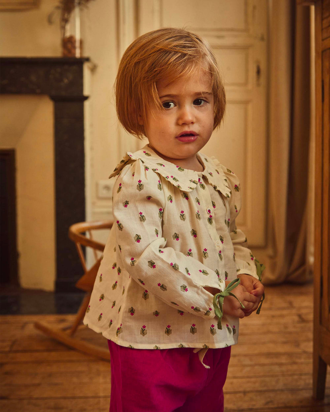 Blouse fille Lily écru