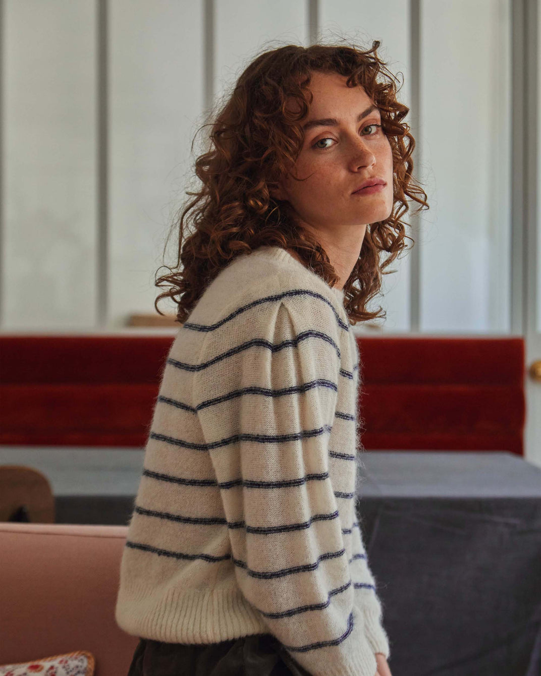 Pull alpaga superfine albatre