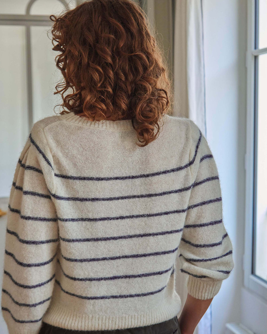 Pull alpaga superfine albatre