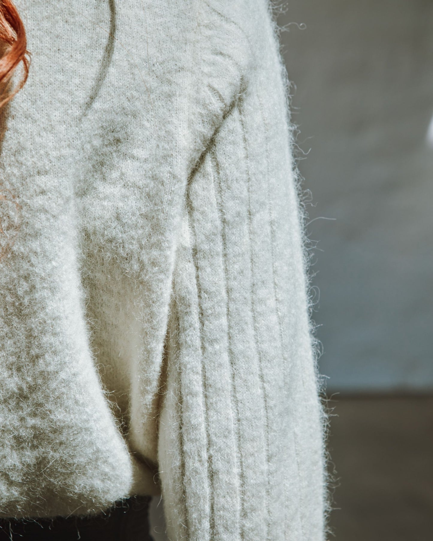 cream Irish cable sweater