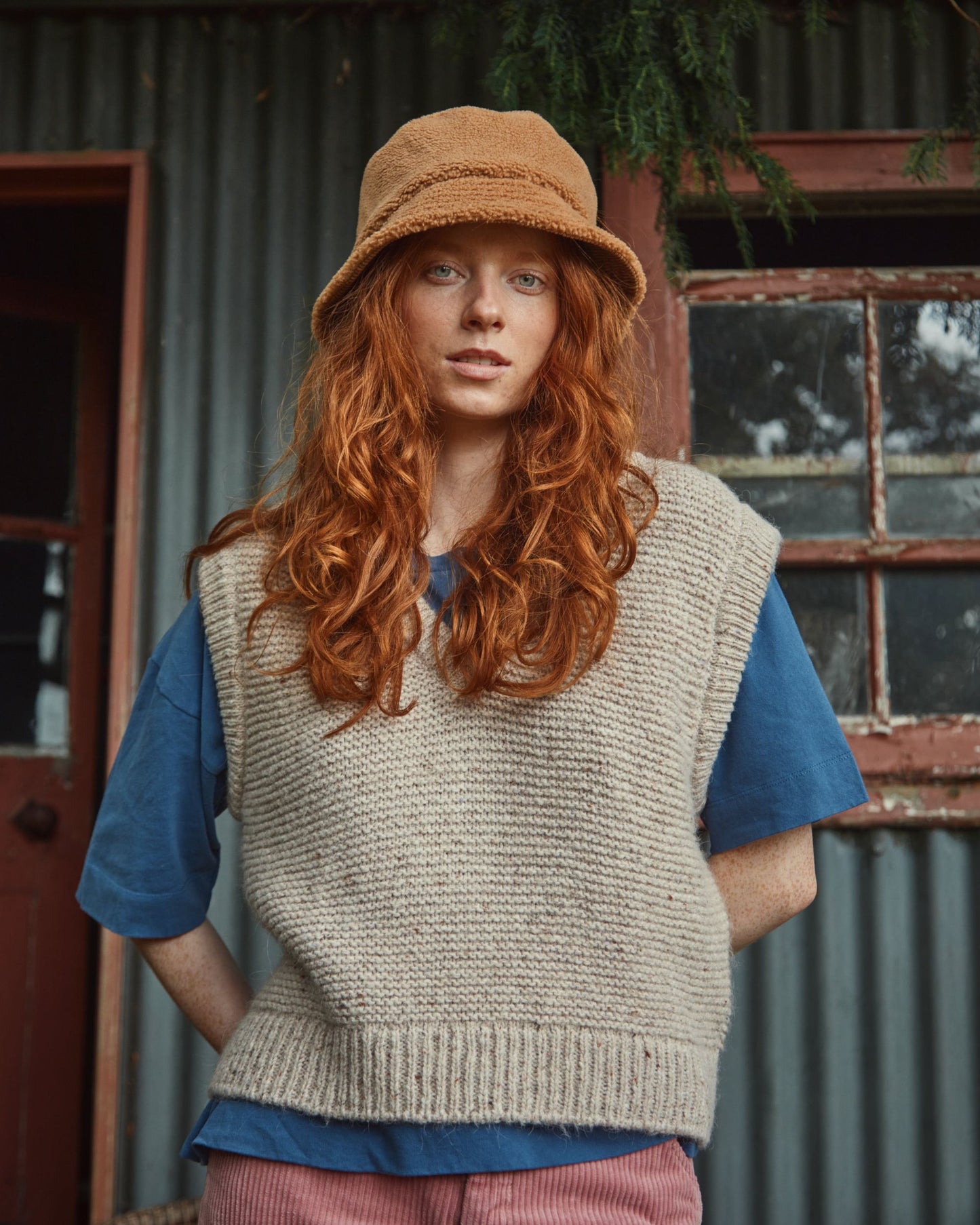 T-shirt On the Rocks coton bio bleu