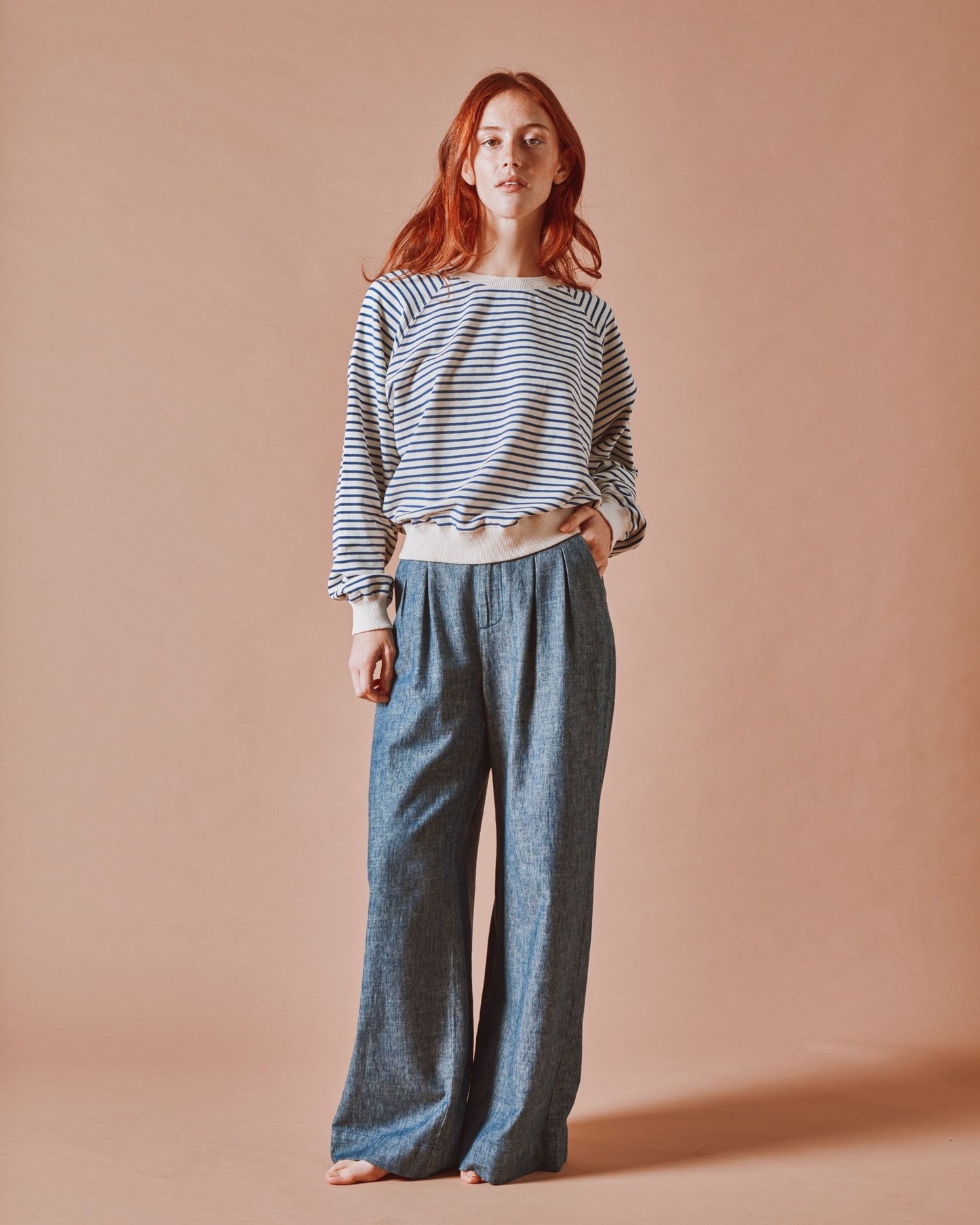 Sweat - Rayures marine