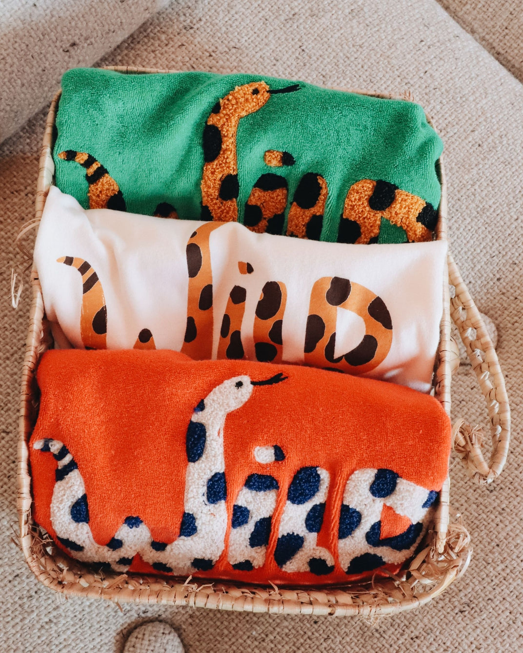 Sweat éponge Wild rouge