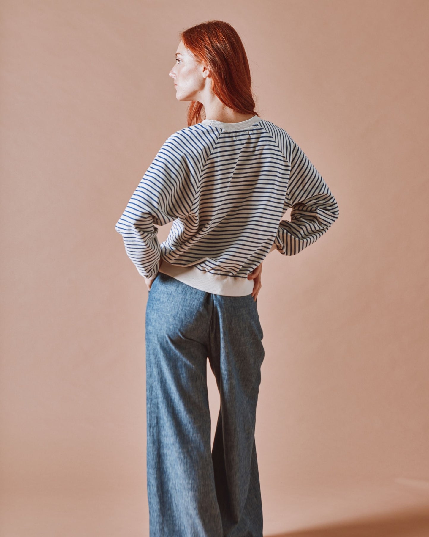 Sweat - Rayures marine